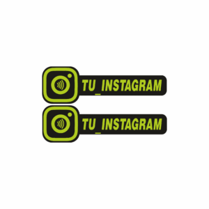 PEGATINA INSTAGRAM NFC INTELIGENTE CON NOMBRE