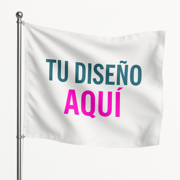 Bandera personalizada 1,50 m x 1 m