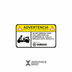 Pegatina Advertencia jog