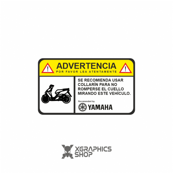 Pegatina Advertencia jog