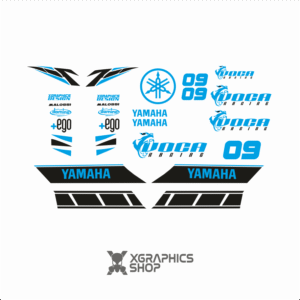 Kit pegatinas Yamaha Neos Voca Negro Turquesa