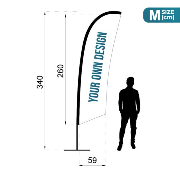 Banderola fly banner Surf - Imagen 4