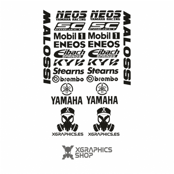 Kit de pegatinas Yamaha Neos Economic