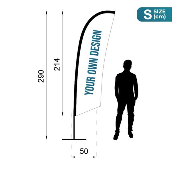 Banderola fly banner Surf - Imagen 3