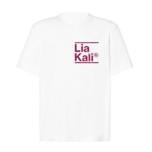 Camiseta Lia Kali Oversize Rosa Brillo