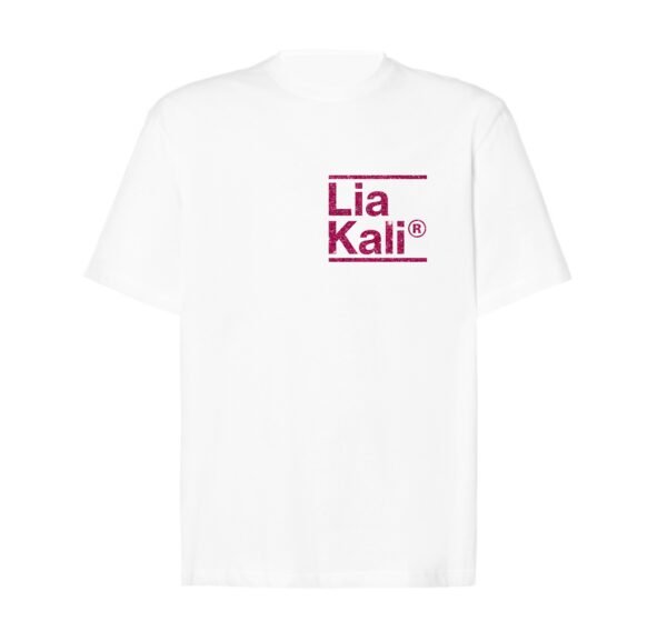 Camiseta Lia Kali Oversize Rosa Brillo
