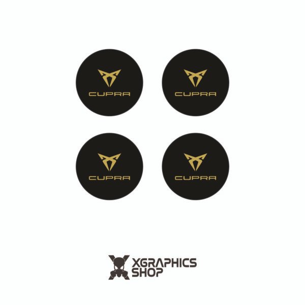 4 Pegatinas para Tapones de llantas con logo