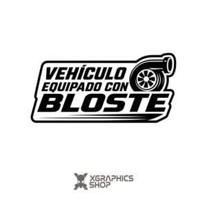 Pegatina Vehiculo equipado con bloste