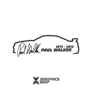 Pegatina Nissan Paul Walker