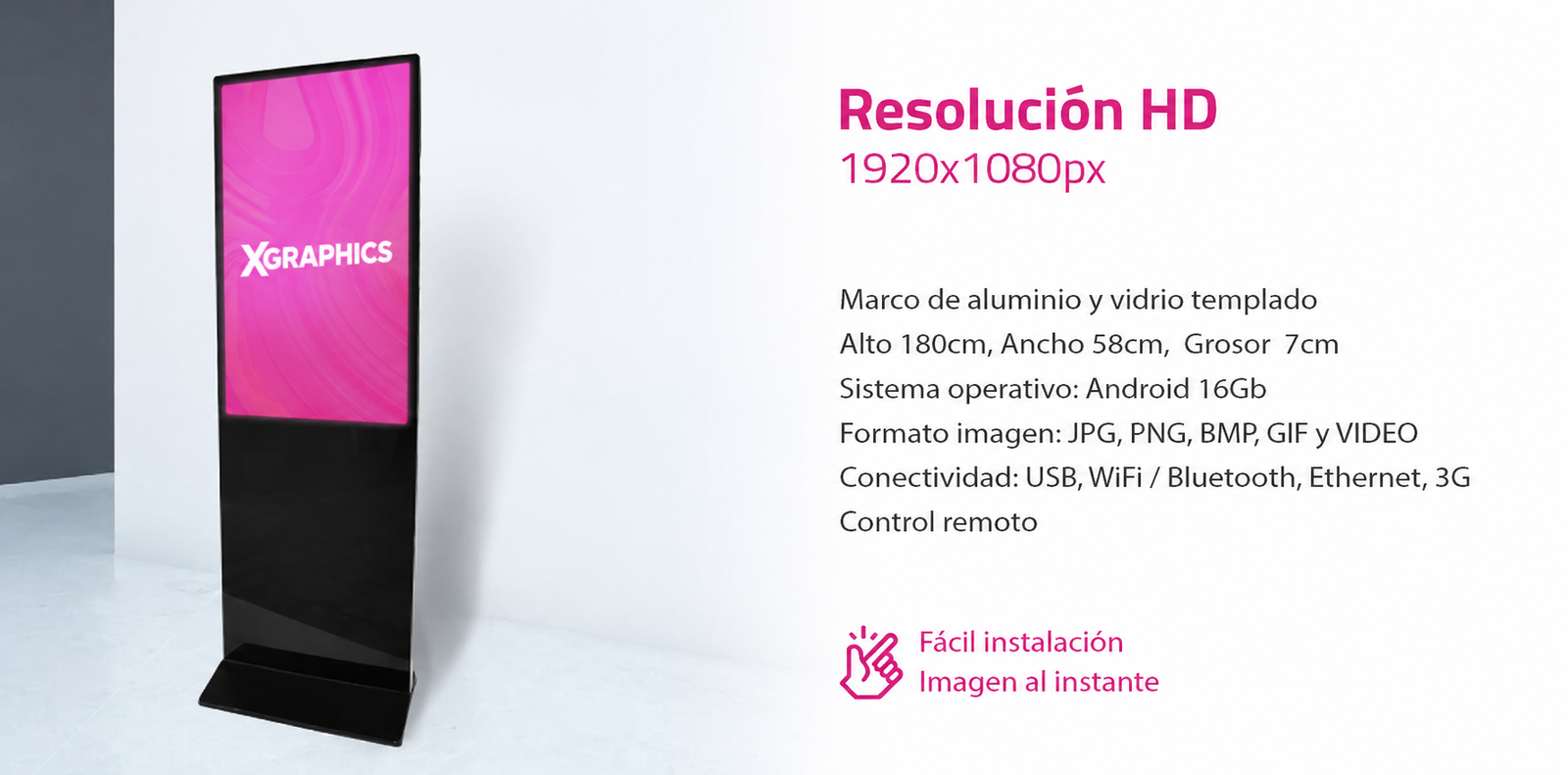 Pantalla Mupi Digital Full HD - Imagen 2