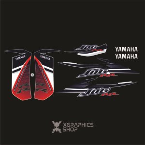 Kit pegatinas Yamaha Jog Original - Rojo Negro